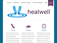 Tablet Screenshot of healwell.org